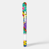 Groovy Retro Floral Personalisiert Case-Mate iPhone Hülle (Rückseite / Links)