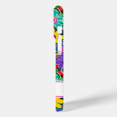 Groovy Retro Floral Personalized Case-Mate iPhone Hülle (Rückseite / Links)