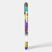 Groovy Retro Floral Personalized Case-Mate iPhone Hülle (Rückseite / Links)