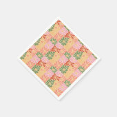 Groovy Retro Floral  Serviette (Ecke)