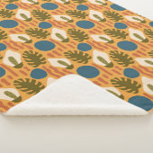 Groovy Retro Floral  Sherpadecke (3/4)