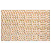 Groovy Retro Funky Blume auf Friedenszeichen Stoff (Fat Quarter (45,7 x 55,9 cm))