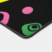 Groovy Retro Geometrische Schreibtischmatte (Ecke)
