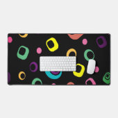 Groovy Retro Geometrische Schreibtischmatte (Tastatur & Maus)