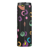 Groovy Retro-Geometrischer Reisebecher Thermosbecher (Rückseite)