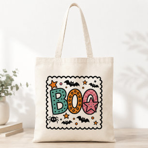 Groovy Retro Halloween Boo-Tasche Süßer Geist Spi Tragetasche