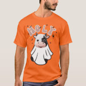 Groovy Retro Halloween "Heilige Kuh" T-Shirt (Vorderseite)