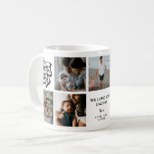 Groovy Retro Happy Vatertag 7 FotoCollage Kaffeetasse (Vorderseite Links)