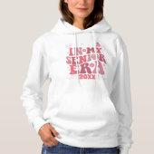 Groovy Retro High School Senior Ära Name Datum Hoodie (Vorderseite)