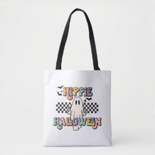Groovy Retro Hippie Halloween Geist Tasche