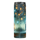 Groovy Retro Hippie Thermal Tumbler Thermosbecher (Rückseite)