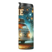 Groovy Retro Hippie Thermal Tumbler Thermosbecher (Nach rechts gedreht)