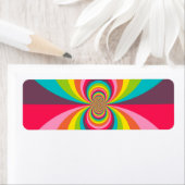 Groovy Retro Hippie Vintag Rainbow Kaleidoskop (Insitu)