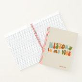 Groovy Retro History ist meine Vision, Historiker Notizblock (Innenseite)