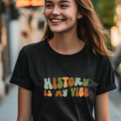 Groovy Retro History ist meine Vision, Historiker T-Shirt