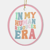 Groovy Retro Human Resources Erbe Berufliches Gesc Keramik Ornament (Links)