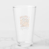 Groovy Retro I Liebe Herbstverhütung Funny Glas (Rückseite)