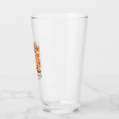 Groovy Retro I Liebe Herbstverhütung Funny Glas (Links)