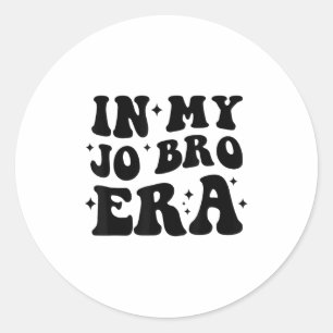 Groovy Retro In Meiner Jo Bro Ära Lustig Damen Her Runder Aufkleber