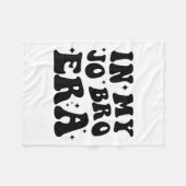 Groovy Retro In My Jo Bro Era Funny Womens Mens Fleecedecke (Vorderseite (Horizontal))