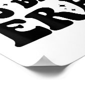 Groovy Retro In My Jo Bro Era Funny Womens Mens Poster (Ecke)