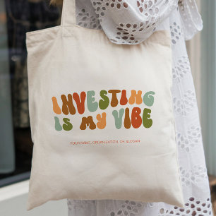 Groovy Retro Investing ist meine Vibes, Finanzmana Tragetasche