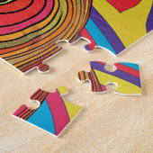 Groovy Retro Jigsaw Puzzle (Seite)