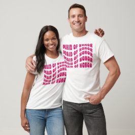 Groovy Retro Junggeselinnen-Abschied Trauzeugin T-Shirt