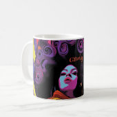 Groovy Retro Kaffeetasse (Vorderseite Links)