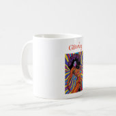 Groovy Retro Kaffeetasse (Vorderseite Links)