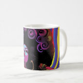 Groovy Retro Kaffeetasse (VorderseiteRechts)
