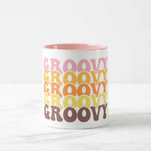 Groovy Retro-Kaffeetasse Tasse