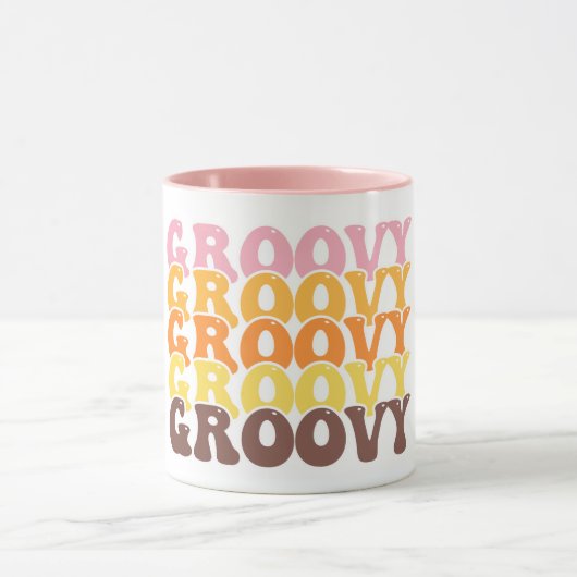 Groovy Retro-Kaffeetasse Tasse (Zentrum)