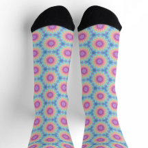 Groovy Retro Kaleidoskop Muster Farbe