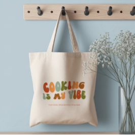 Groovy Retro-Kochen ist mein Ding, Chef, Koch, Ess Tragetasche