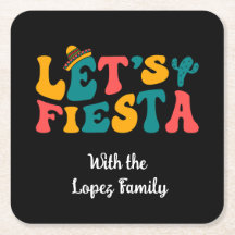 Groovy Retro Lass uns Fiesta feiern
