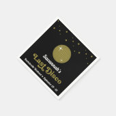 Groovy Retro Last Disco Bridge Junggeselinnen-Absc Serviette (Ecke)