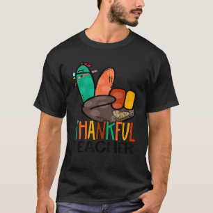 Groovy Retro Lehrer Dankbar Friedenszeichen Trutha T-Shirt