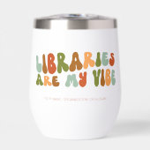 Groovy Retro Libraries sind meine Vibe, buchen Sie (Vorderseite)