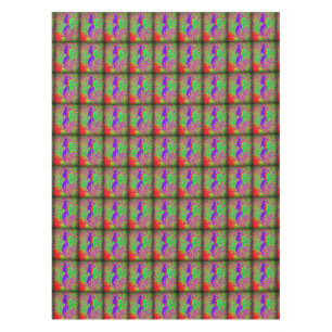 Groovy Retro lila Hippie Mermaids Tischdecke