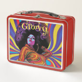 Groovy Retro Lunch Box (Vorderseite)