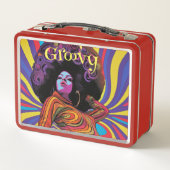 Groovy Retro Lunchbox (Rückseite)