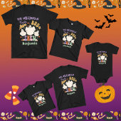 Groovy Retro Matching Familienname Halloween Ghost T-Shirt