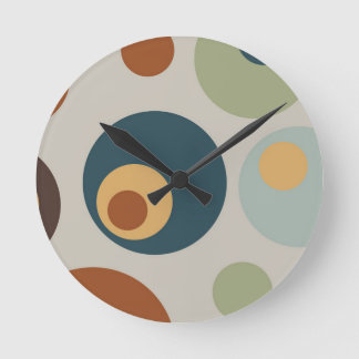 Groovy Retro Mid Century Wall Clock Runde Wanduhr