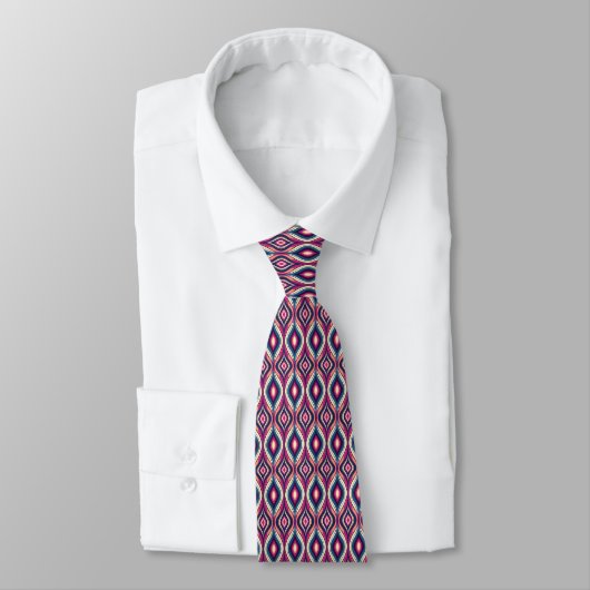 Groovy Retro Mitte Jahrhundert Moderne Neck Tie Krawatte (Gebunden)