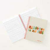 Groovy Retro Mixology is my vibe, Mixologe Notizblock (Innenseite)