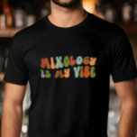 Groovy Retro Mixology is my vibe, Mixologe T-Shirt<br><div class="desc">Für Mixologen,  Barkeeper und Cocktail-Kenner ist der Retro-T - Shirt "Mixology Is My Vibe" ein absolutes Muss.</div>