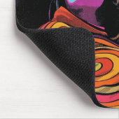 Groovy Retro Mouse Pad Mousepad (Ecke)