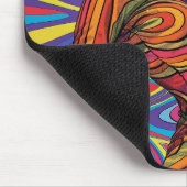 Groovy Retro Mouse Pad Mousepad (Ecke)