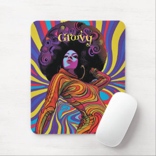 Groovy Retro Mouse Pad Mousepad
